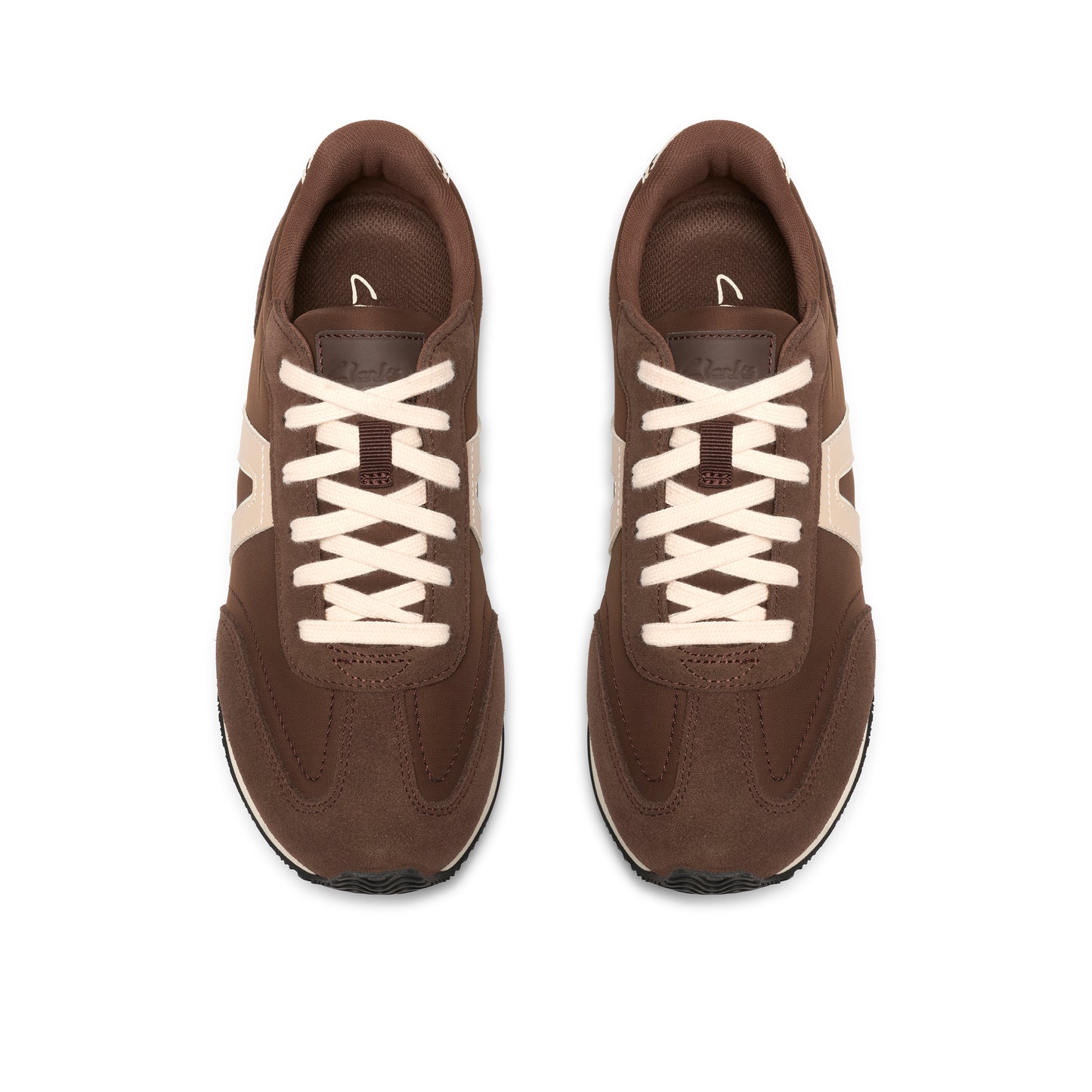 Clarks Calo Run Womens Brown Trainer