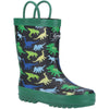 Cotswold Sprinkle Junior Boys Green Welly Boot