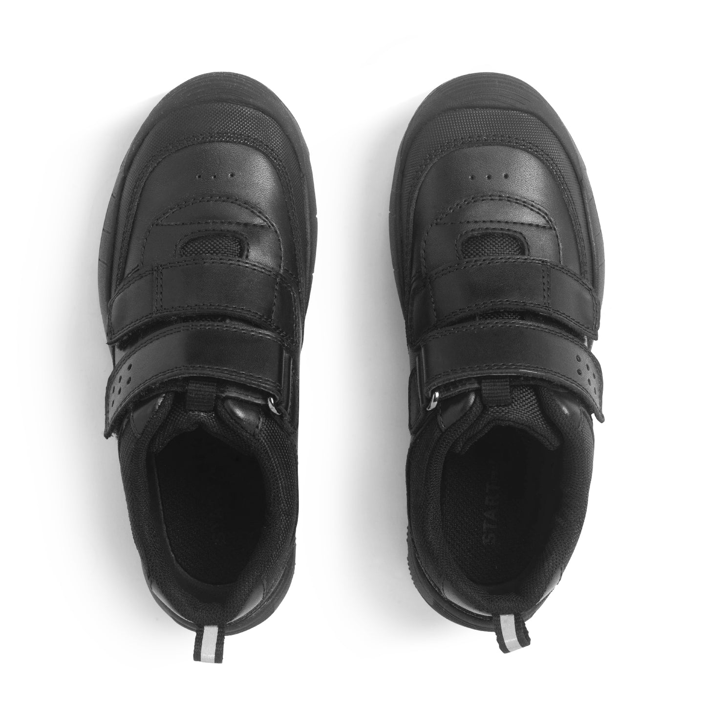 Start-Rite Quad Boys Black School Shoe
