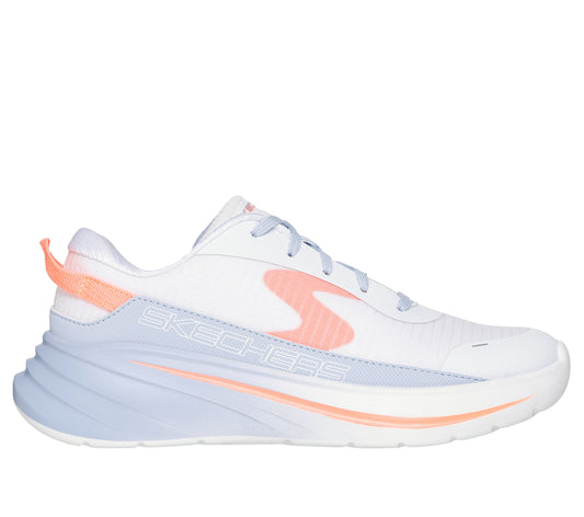 Skechers Wave 92 Imara Breeze Girls White Light Blue Trainer