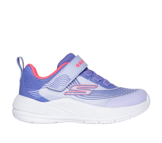 Skechers Microspec Advance Girls Infants Lavender Pink Trainer