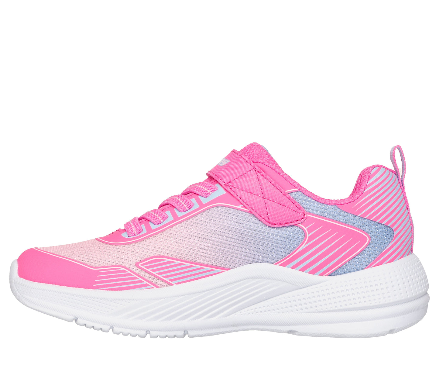 Skechers Microspec Advance Oasis Point Girls Hot Pink Multi Trainer