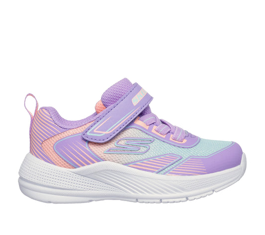 Skechers Microspec Advance Oasis Point Girls Infants Lavender Multi Trainer