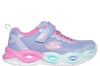 Skechers S Lights Twisty Glow Girls Periwinkle Multi Trainer