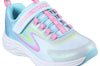 Skechers Go Run Accelerate Girls Light Blue Multi Trainer