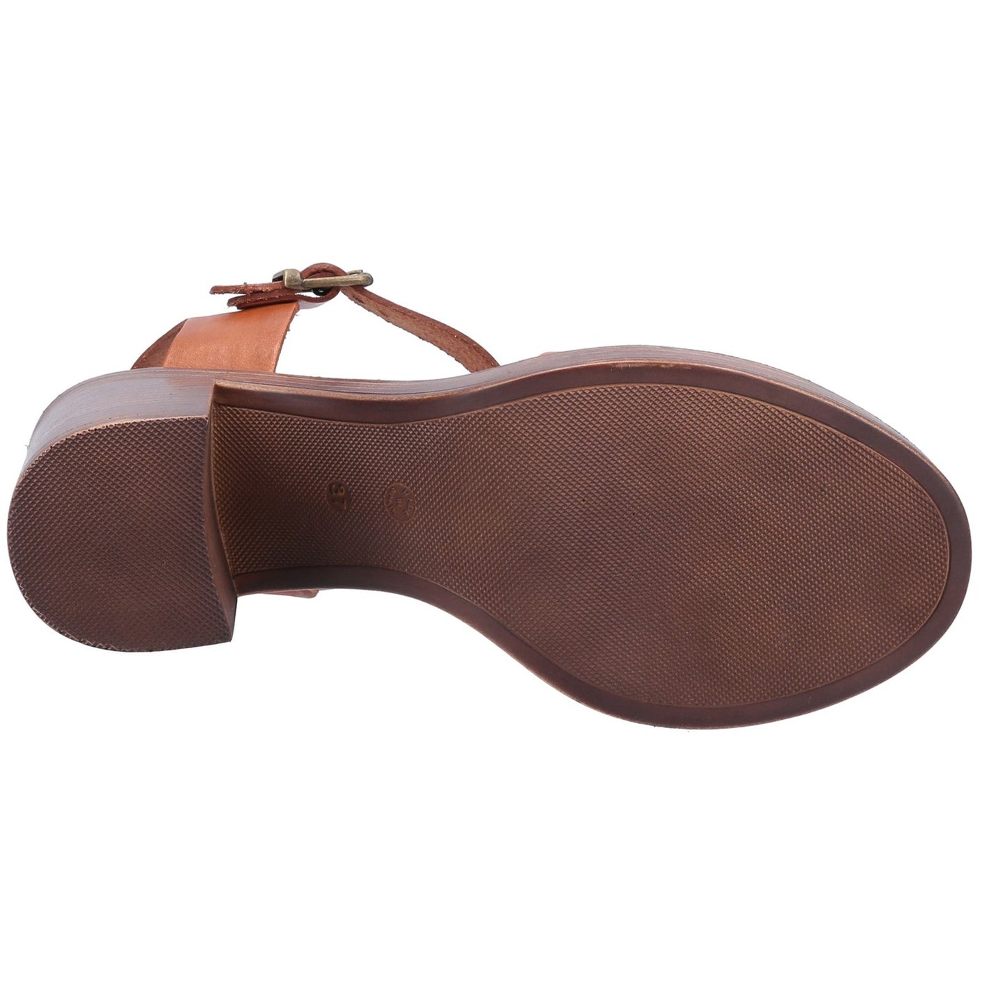 Hush Puppies Georgia Womens Tan Heeled Sandal