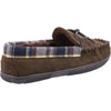 Cotswold Sodbury Moccasin Mens Brown Slipper