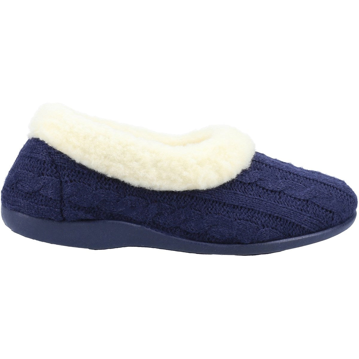 Fleet & Foster Sarina Womens Navy Slipper