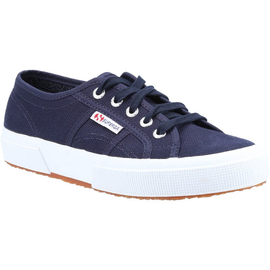Superga 2750 Cotu Classic Womens Navy White Canvas Shoe