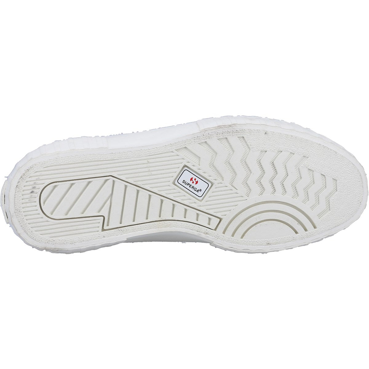 Superga 2631 Calfhair Details Womens White Shoe