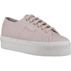 Superga 2790 Tumbled Leather Womens Pink Trainer