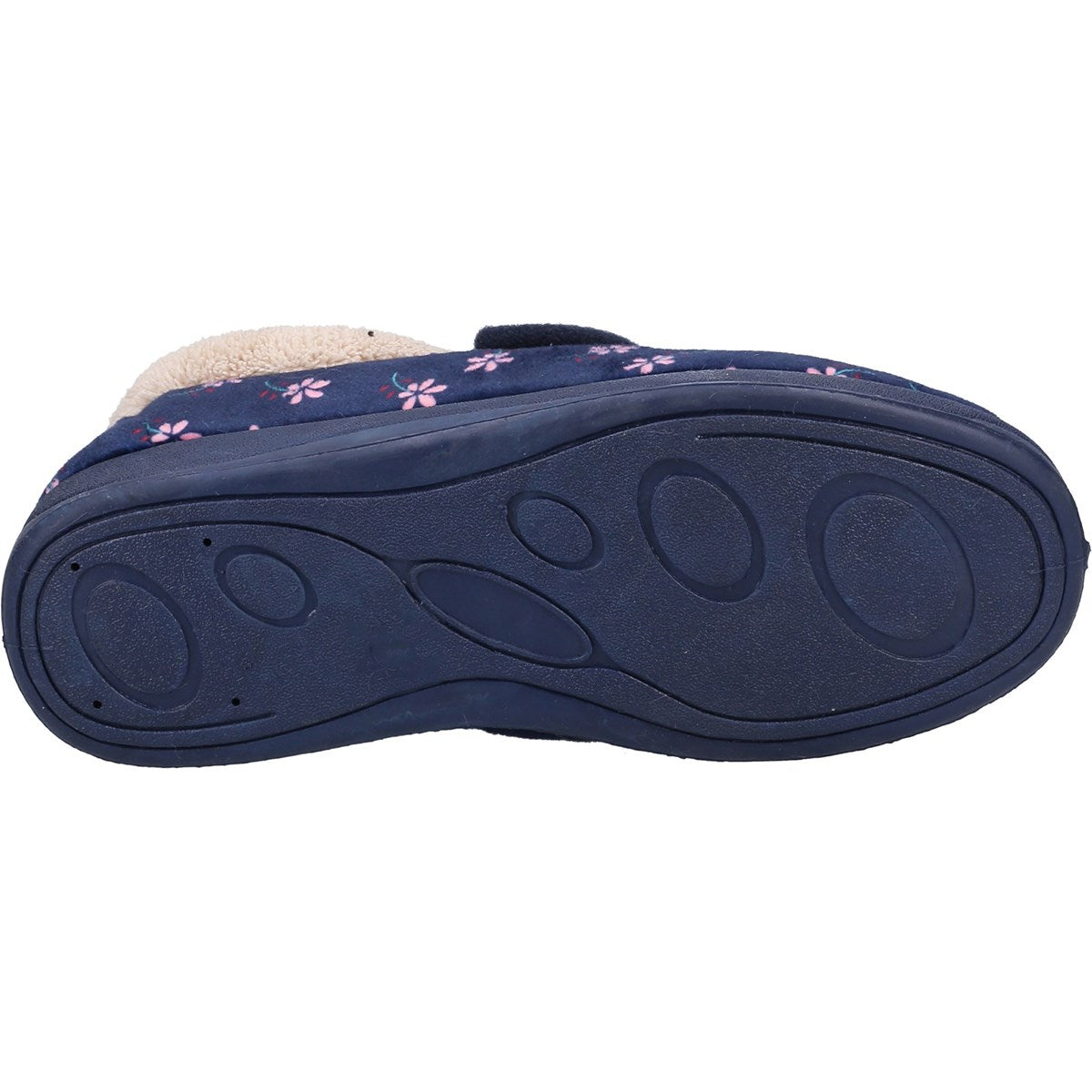 Fleet & Foster Tunis Womens Navy Boot Slipper