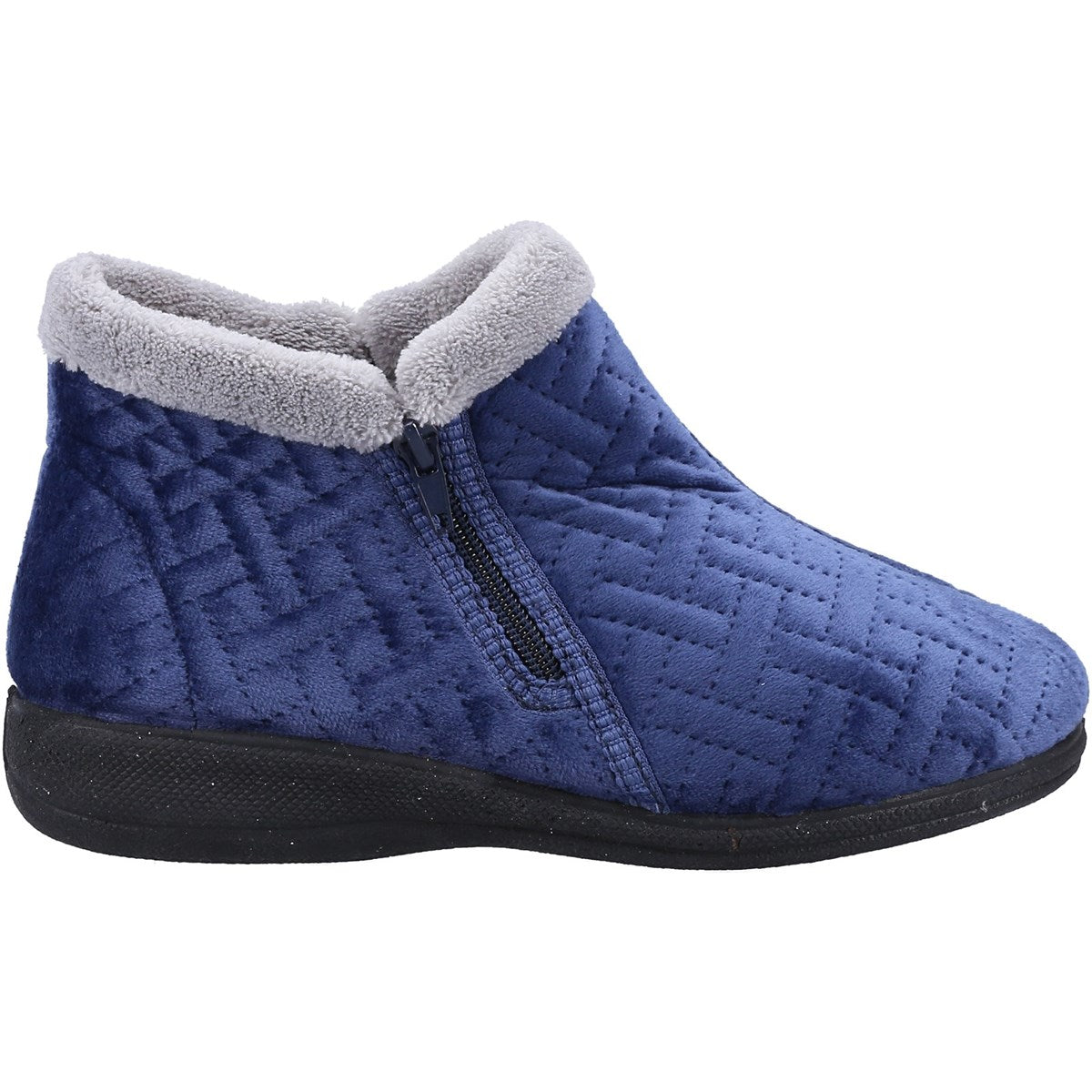 Fleet & Foster Perendale Womens Navy Bootie Slipper