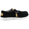 Hey Dude Wally Craft Mens Black Suede Shoe