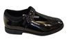 Clarks Magic Step Lo Girls Black Patent T-Bar School Shoe
