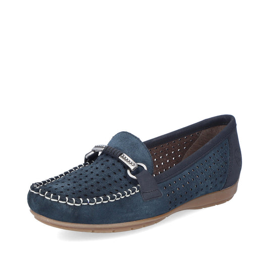Rieker 4025314 Womens Navy Deck Shoe