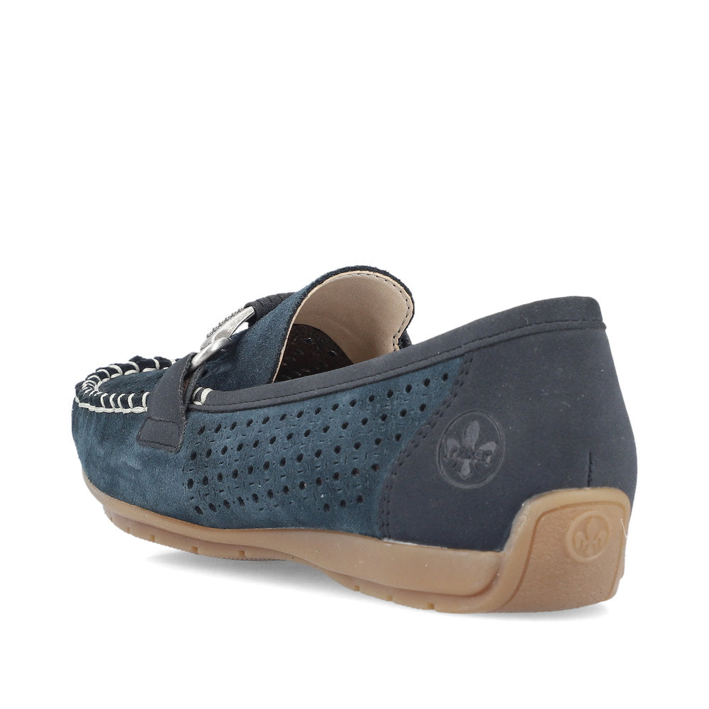 Rieker 4025314 Womens Navy Deck Shoe