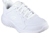 Skechers Bounder Study Squad White Lace Up Trainer