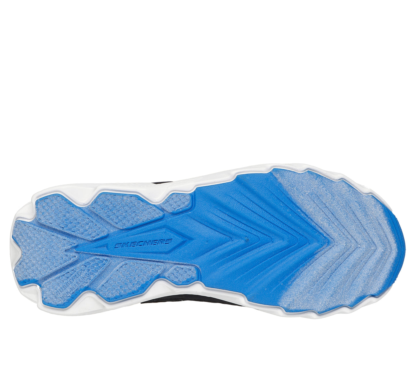 Skechers Elite Sport Tread Boys Waterproof Black Blue Trainer