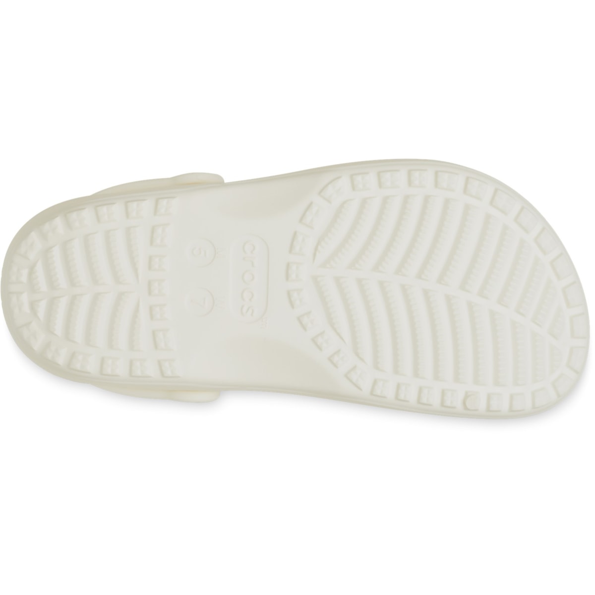 Crocs Classic Floral Cut Out Chalk Clog
