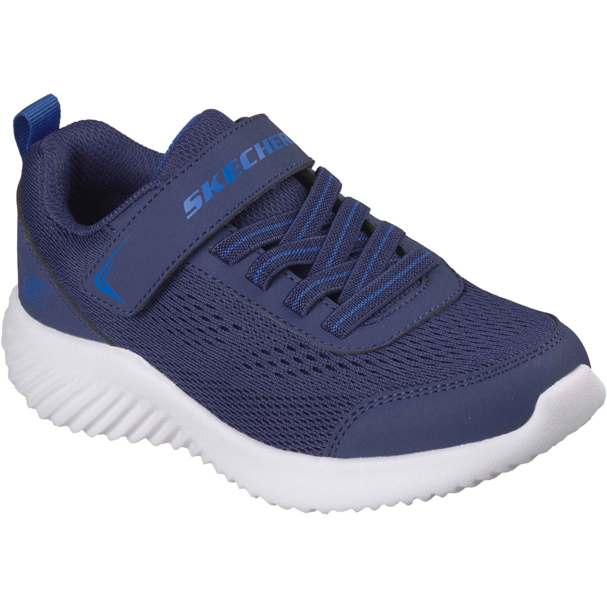 Skechers Bounder Boys Navy Trainer