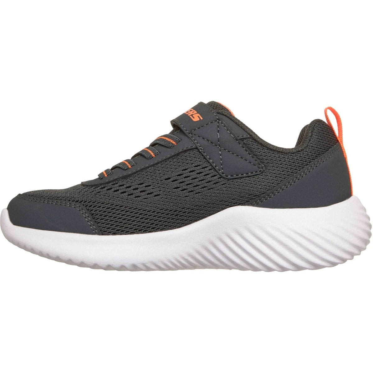 Skechers Bounder Boys Charcoal Trainer