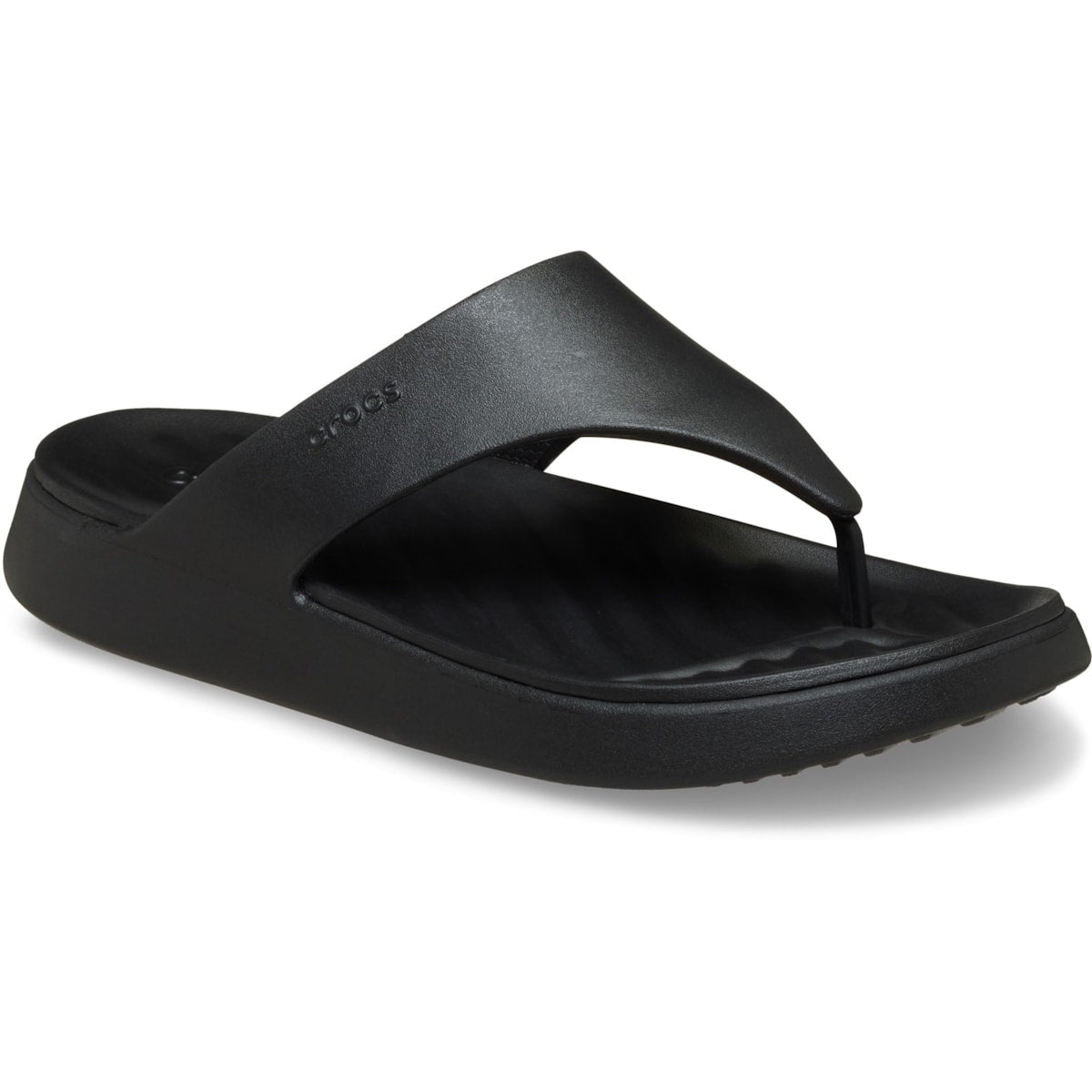 Crocs Getaway Triangle Flip Womens Black Sandal