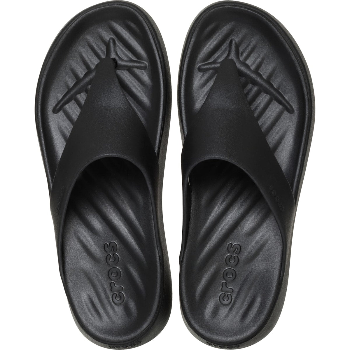 Crocs Getaway Triangle Flip Womens Black Sandal