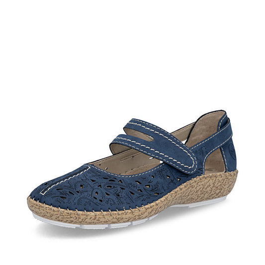 Rieker 4487214 Womens Blue Summer Shoe