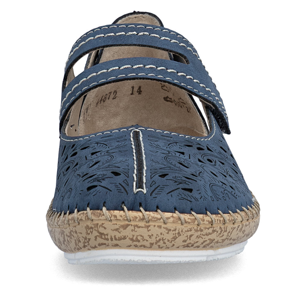 Rieker 4487214 Womens Blue Summer Shoe