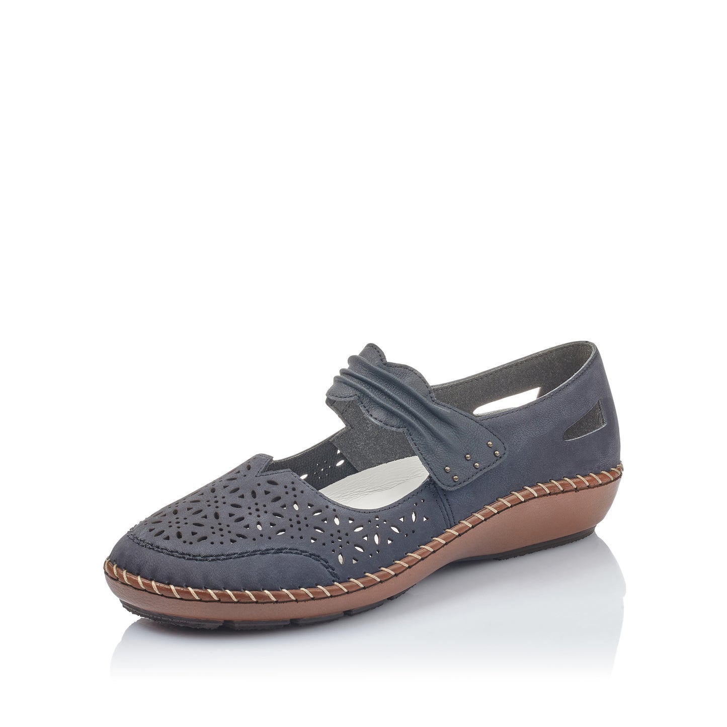 Rieker 4489614 Womens Navy Summer Shoe