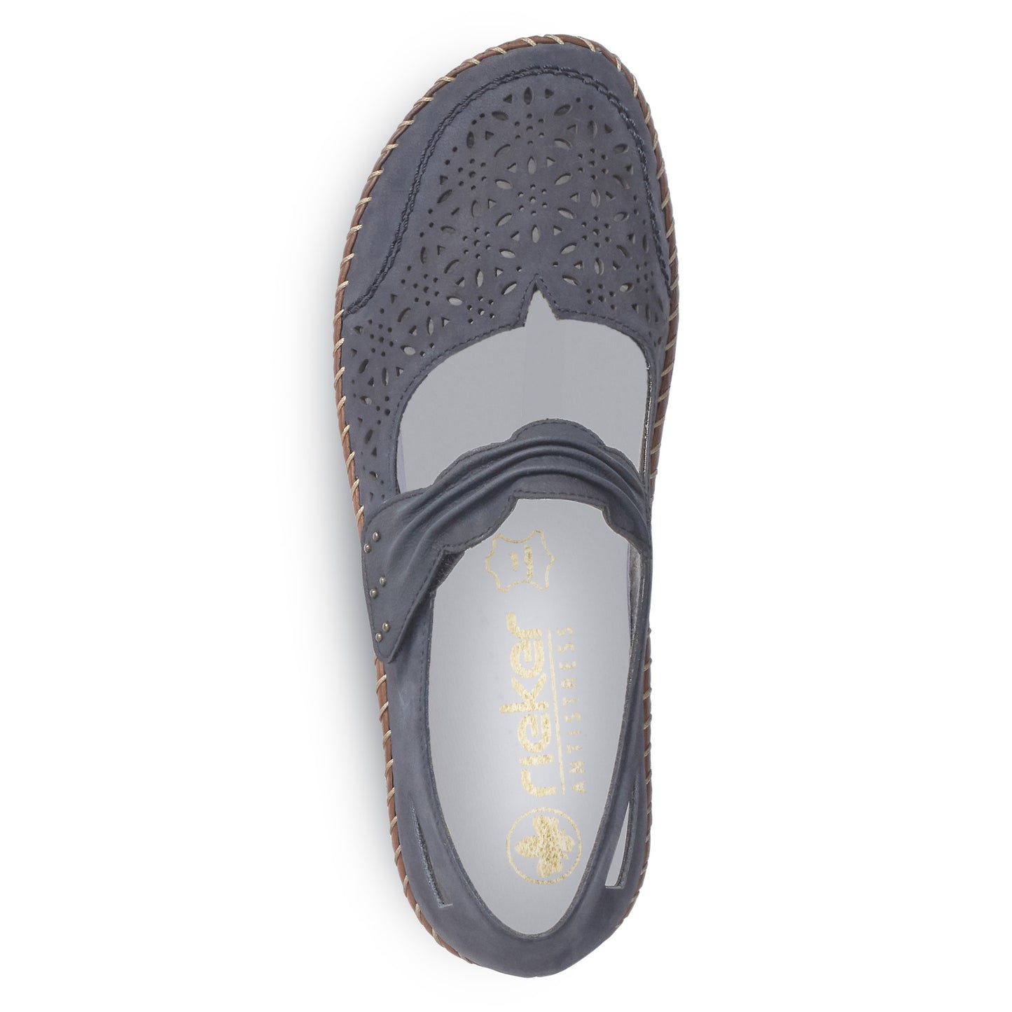 Rieker 4489614 Womens Navy Summer Shoe