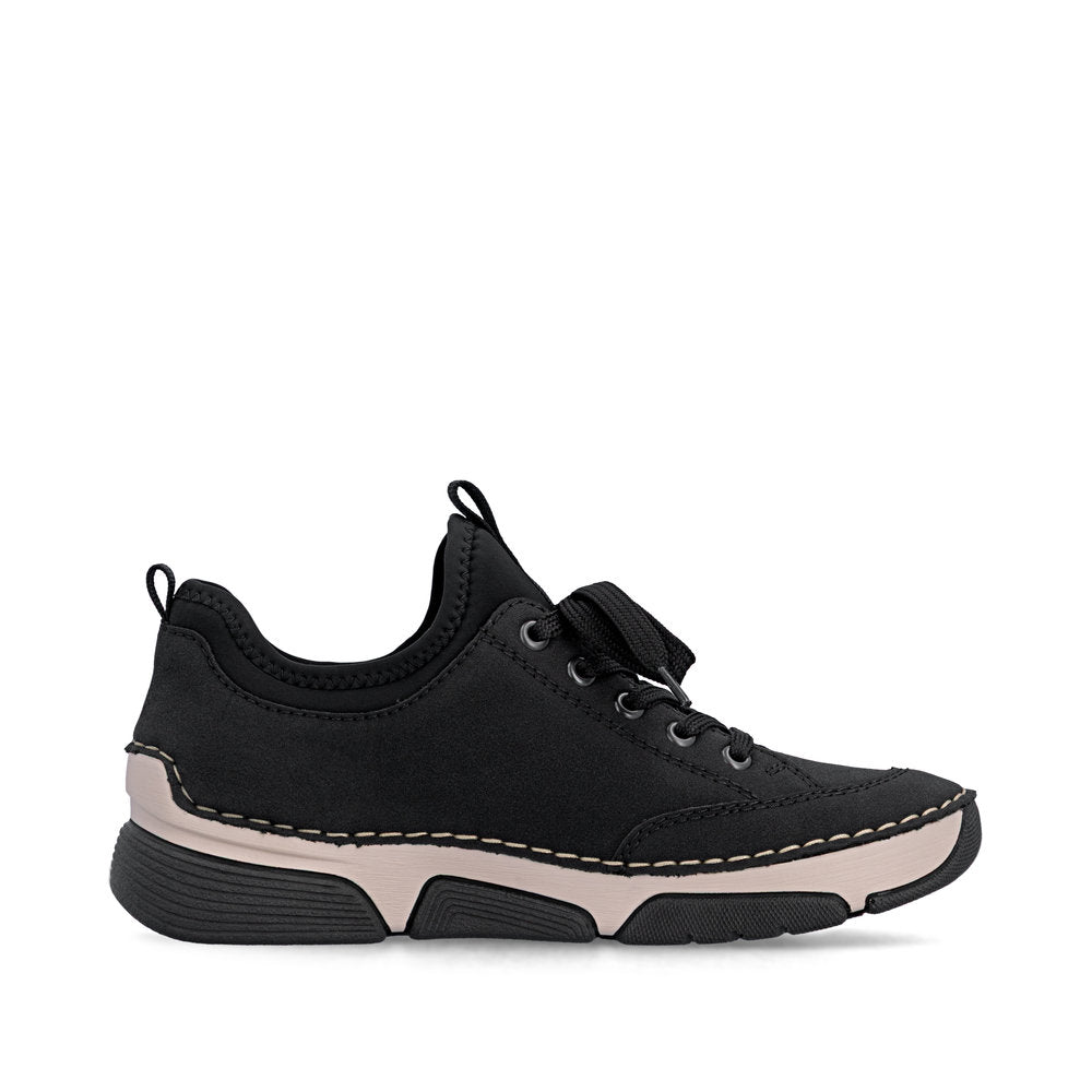 Rieker 4597600 Womens Black Waterproof Trainer
