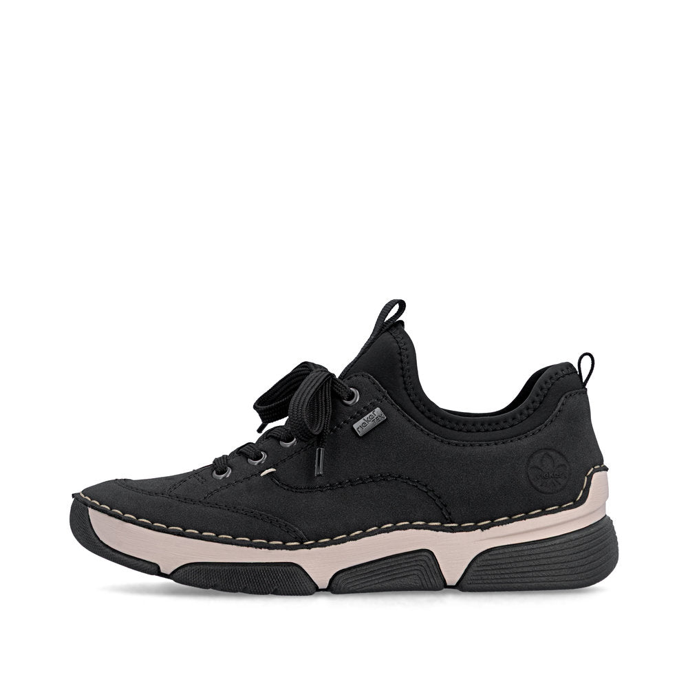 Rieker 4597600 Womens Black Waterproof Trainer