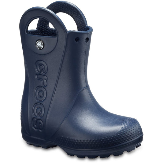 Crocs Handle It Kids Navy Rain Welly Boot