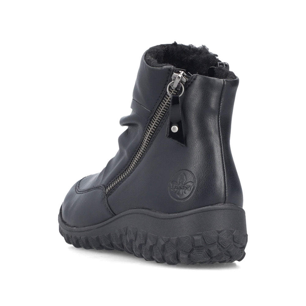 Rieker 5958501 Womens Black Soft Boot