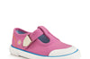 Start Rite Anchor Girls Pink Canvas T-Bar Shoe