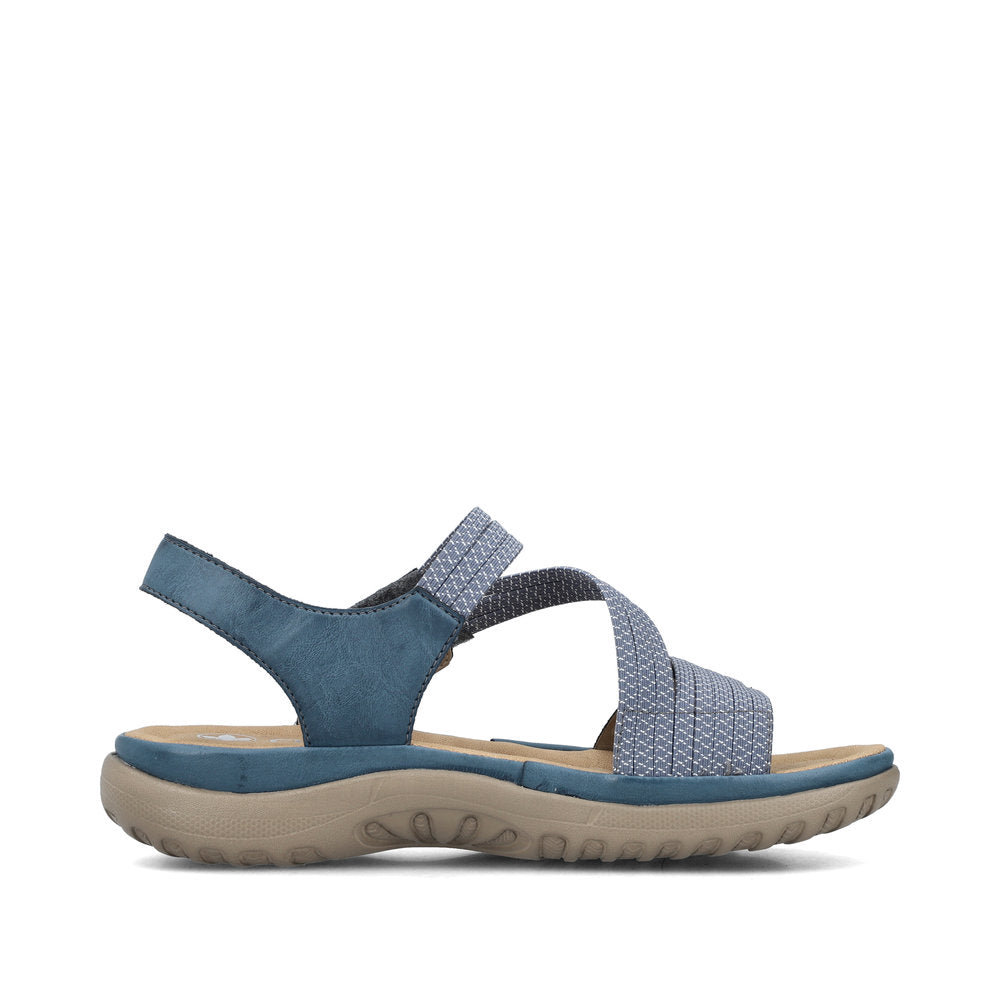 Rieker 6487014 Womens Blue Sandal