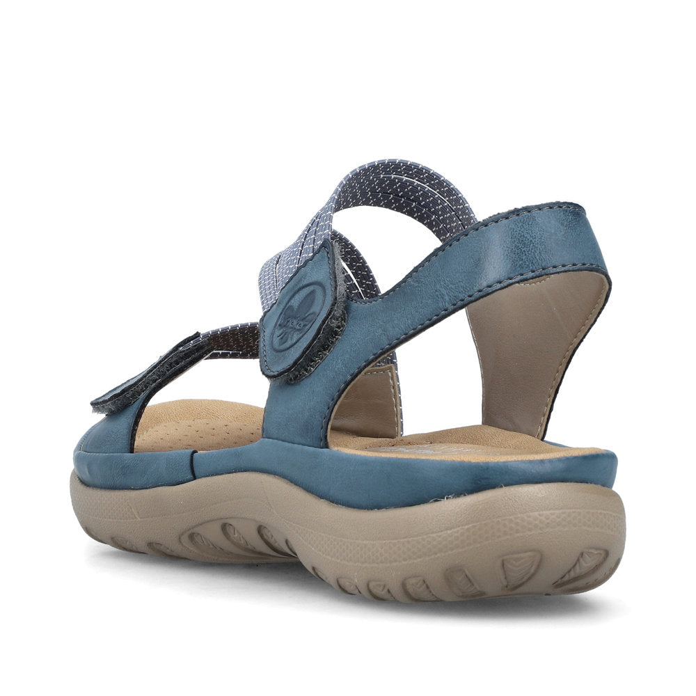 Rieker 6487014 Womens Blue Sandal