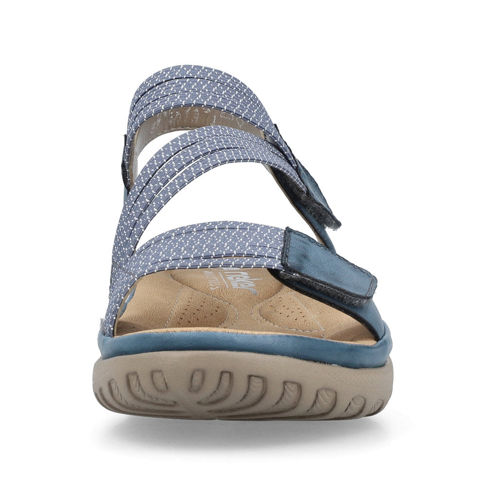 Rieker 6487014 Womens Blue Sandal