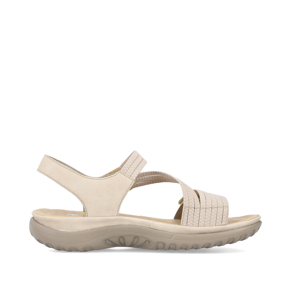Rieker 6487062 Womens Cream Sandal