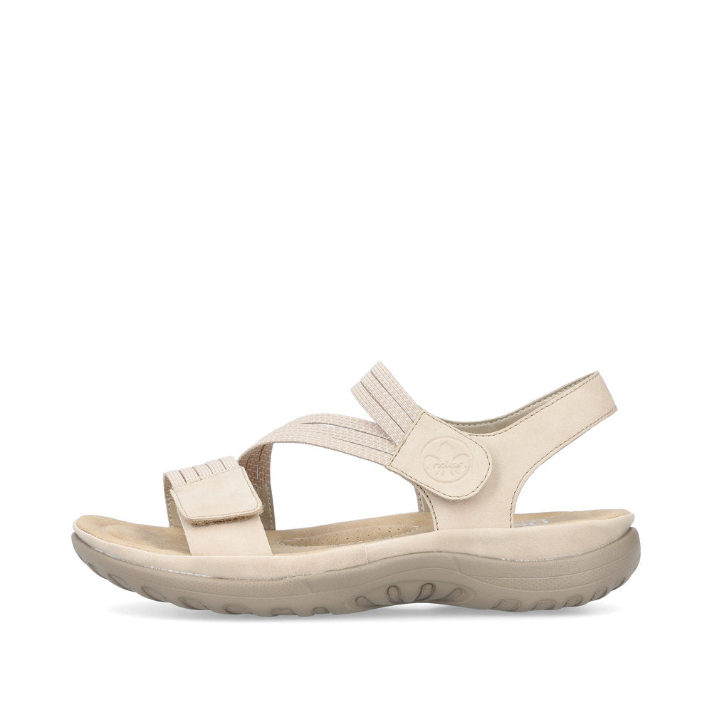 Rieker 6487062 Womens Cream Sandal