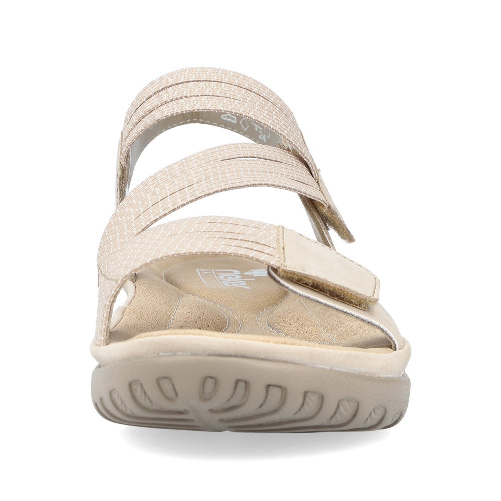 Rieker 6487062 Womens Cream Sandal