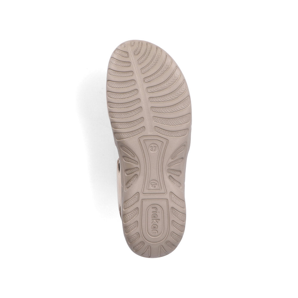 Rieker 6487062 Womens Cream Sandal