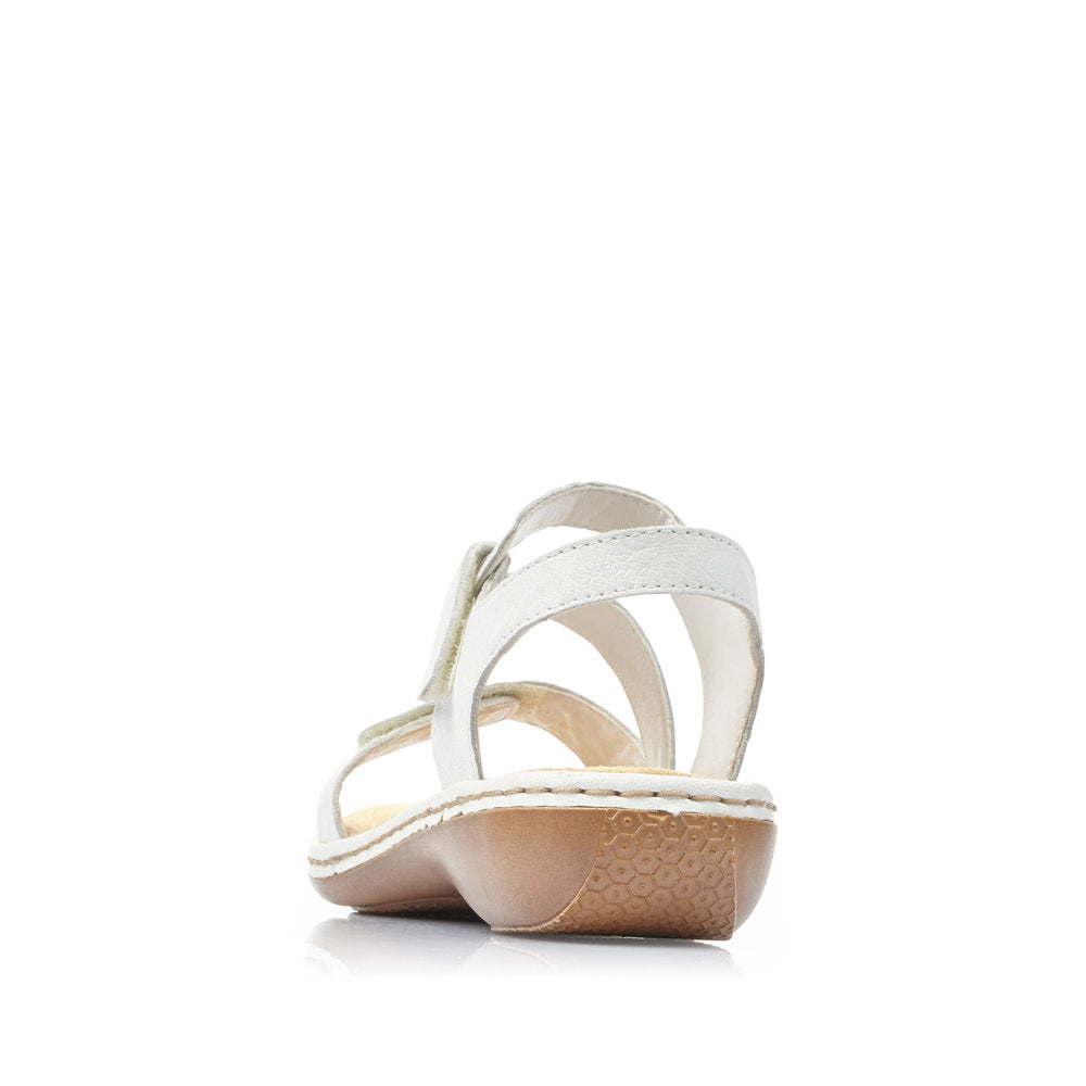 Rieker 659C780 Womens White Sandal