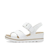 Rieker 6746380 Womens White Wedge Sandals