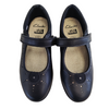 Clarks Magic Step Bar Girls Black School Shoe