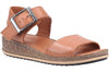 Hush Puppies Ellie Womens Tan Buckle Sandal