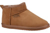 Hush Puppies Ashanti Women Tan Suede Slipper Boot