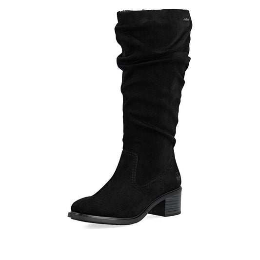Rieker 7419200 Womens Black Slouchy Boot